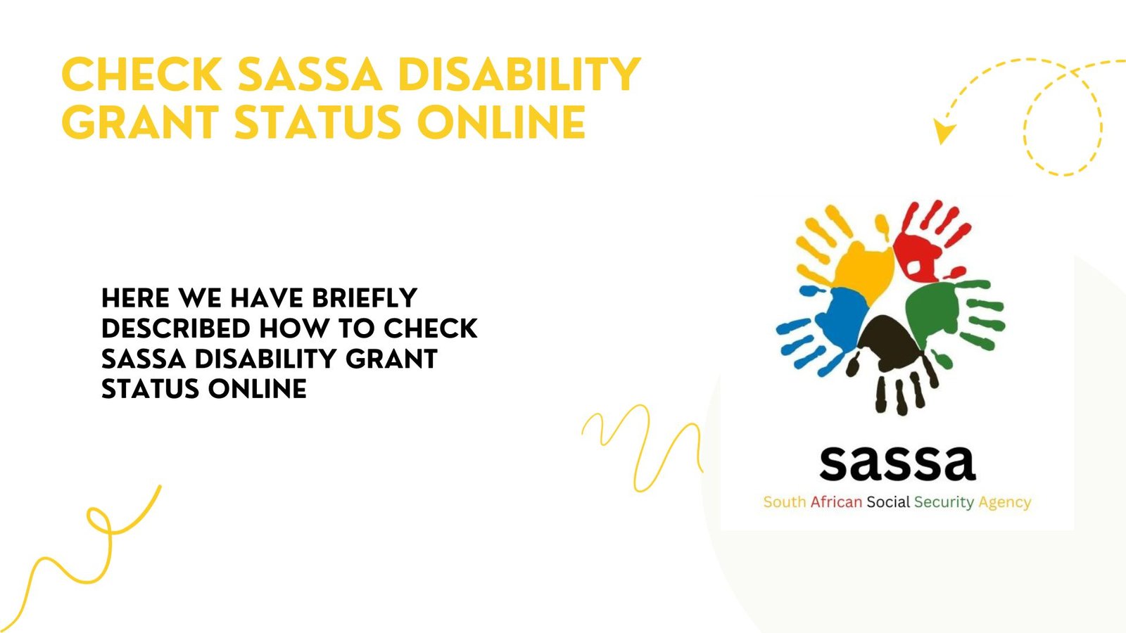 Check SASSA Disability Grant Status Online